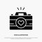 Camera, Cam, Videogame, Images, Couple Photography solid Glyph Icon vector
