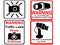 Camera and CCTV signs