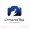 Camera Click Logo Design Template