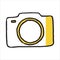 Camera doodle icon