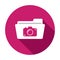 Camera folder image photo photos picture pictures icon. Vector icon