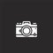 camera icon. Filled camera icon for website design and mobile, app development. camera icon from filled camping collection