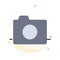 Camera, Image, Photo, Basic Abstract Flat Color Icon Template