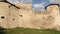 Camera movement on the wall of Kamenets Podolsk Fortress, camera movement from