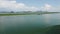 Camera moves along large carpet of water lily flowers on Lake Skadar