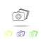 camera multicolored icon. Element of safari can be used for web, logo, mobile app, UI, UX