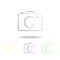 camera multicolored icons. Element of electrical devices multicolored icons. Signs, symbols collection icon can be used for web, l