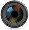 Camera photo lens with shutter