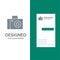 Camera, Photo, Studio Grey Logo Design and Business Card Template