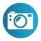 Camera photographic isolated icon