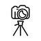 Camera stand icon