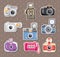 Camera stickers