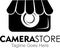 Camera store logo design vector
