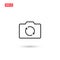 Camera switch vector icon design isolated