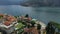 The camera takes pictures of the landscape of Lake Como.