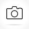 Camera thin line icon