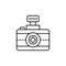 camera, tool icon. Simple line, outline vector elements of archeology for ui and ux, website or mobile application