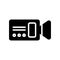 Camera Video icon in solid style about multimedia for any projects