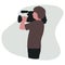 Cameraman illustration