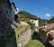 Camerata Cornello, Italy. Italian medieval ancient village. Place were it was invented the postal service and the taxi