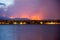 Cameron Peak Fire from Lake Loveland at Sunset 02