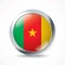 Cameroon flag button