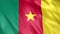 Cameroon Flag Video Animation with Seamless Loop