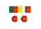 Cameroon national flag symbol 