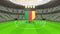 Cameroon world cup message with badge and text