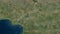 Cameroun outlined. High-res satellite