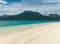 Camiguin white sandbar the White Island. Philippines.