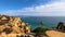 Camillo beach in Lagos. West Atlantic coast of Algarve region, south of Portugal.