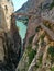 Caminito del Rey hiking area in Andalusia, Spain