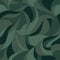 Camo curly waves abstract background. Fashionable camouflage seamless vector.