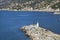 Camogli groyne. Color image