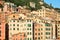 Camogli typical Italian village with colorful houses, Liguria