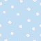 camomile blue background pattern. cute seamless print in naive style