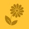 Camomile glyph color icon