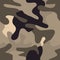 Camouflage commando army seamless pattern.