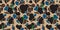 Camouflage military soldier Seamless Pattern Duck Hunter vector isolated wallpaper background