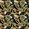 Camouflage pattern background seamless vector illustration. Clas