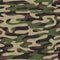 Camouflage pattern background. Woodland style. Military fashion green vector seamless pattern.