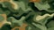 Camouflage pattern with organic shapes. Green camo texture. Backdrop. Concept of military, hunting gear, woodland