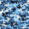 Camouflage seamless pattern. Abstract modern vector military backgound.