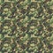 Camouflage seamless pattern. Fabric textile print. Military uniforms. Vector