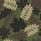 Camouflage seamless pattern, leaves style.