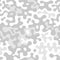 Camouflage seamless texture. Modern fashion design. White camo military pattern. Light grey monochrome, fashionable, fabric.