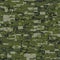 Camouflage urban disruptive block khaki seamless pattern