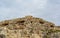 Camouflaged WW2 stone military pillbox at Qrendi, Malta