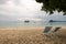 Camp Bed on the Beach.